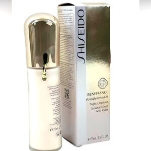 SHISEIDO Benefiance WrinkleResist 24 Night Emulsion 2.5oz / 75mL New Sealed